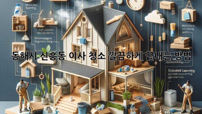 동해시 신흥동 이사 청소, 깔끔하게 끝내는 방법! ✨